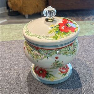 The Pioneer Woman Holiday Cheer 5” Candy Dish With Lid Christmas Tree